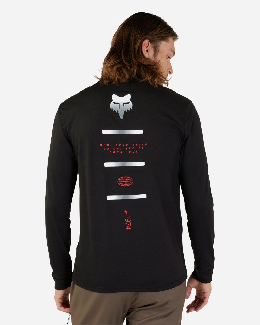 Fox Racing Magnetic long-sleeved technical T-shirt - Black