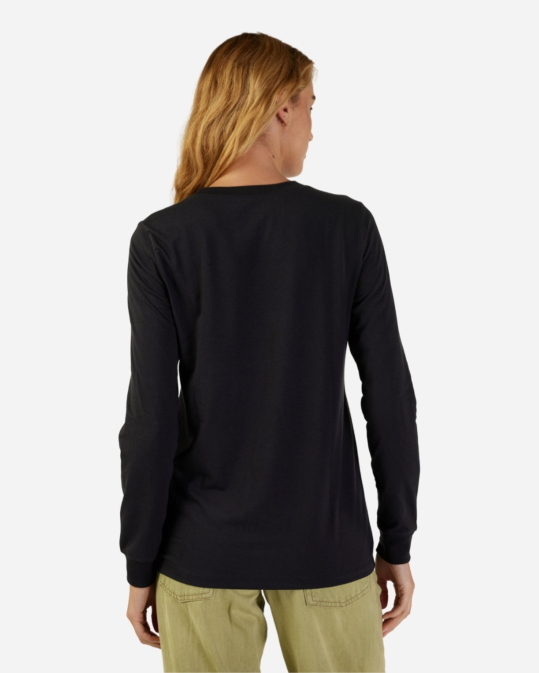 T-shirt Femme Fox Racing Inorganic manches longues - Noir