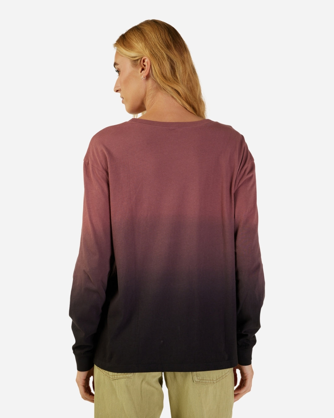 Maglietta a maniche lunghe da donna Fox Racing Sensory - Rosso cardinale