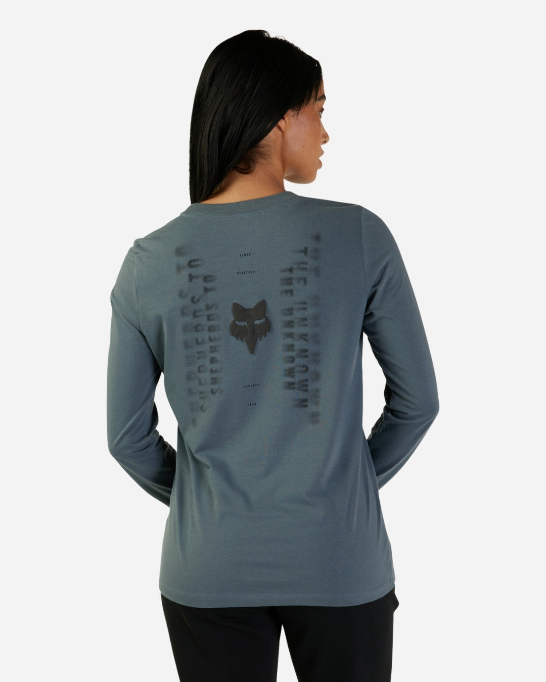 Maglietta a maniche lunghe Fox Racing Faded Out da donna - Agrumi