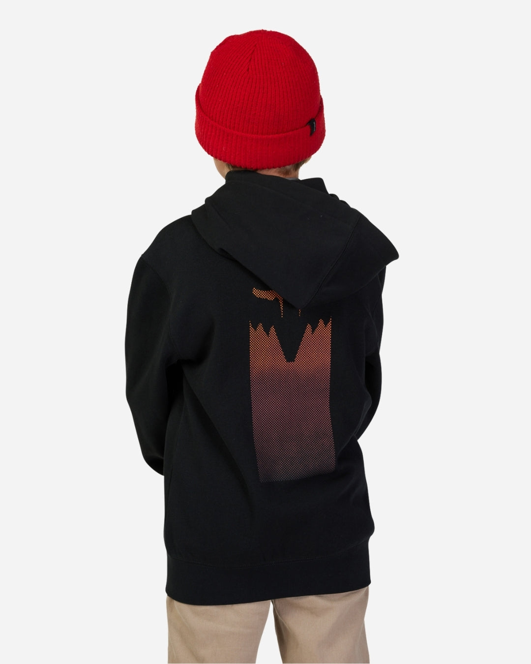 Sweat à capuche zippé Enfant Fox Racing Flora Essential - Noir