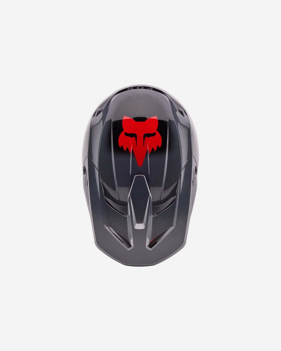 Fox Racing V1 Interfere Helm – Grau/Rot