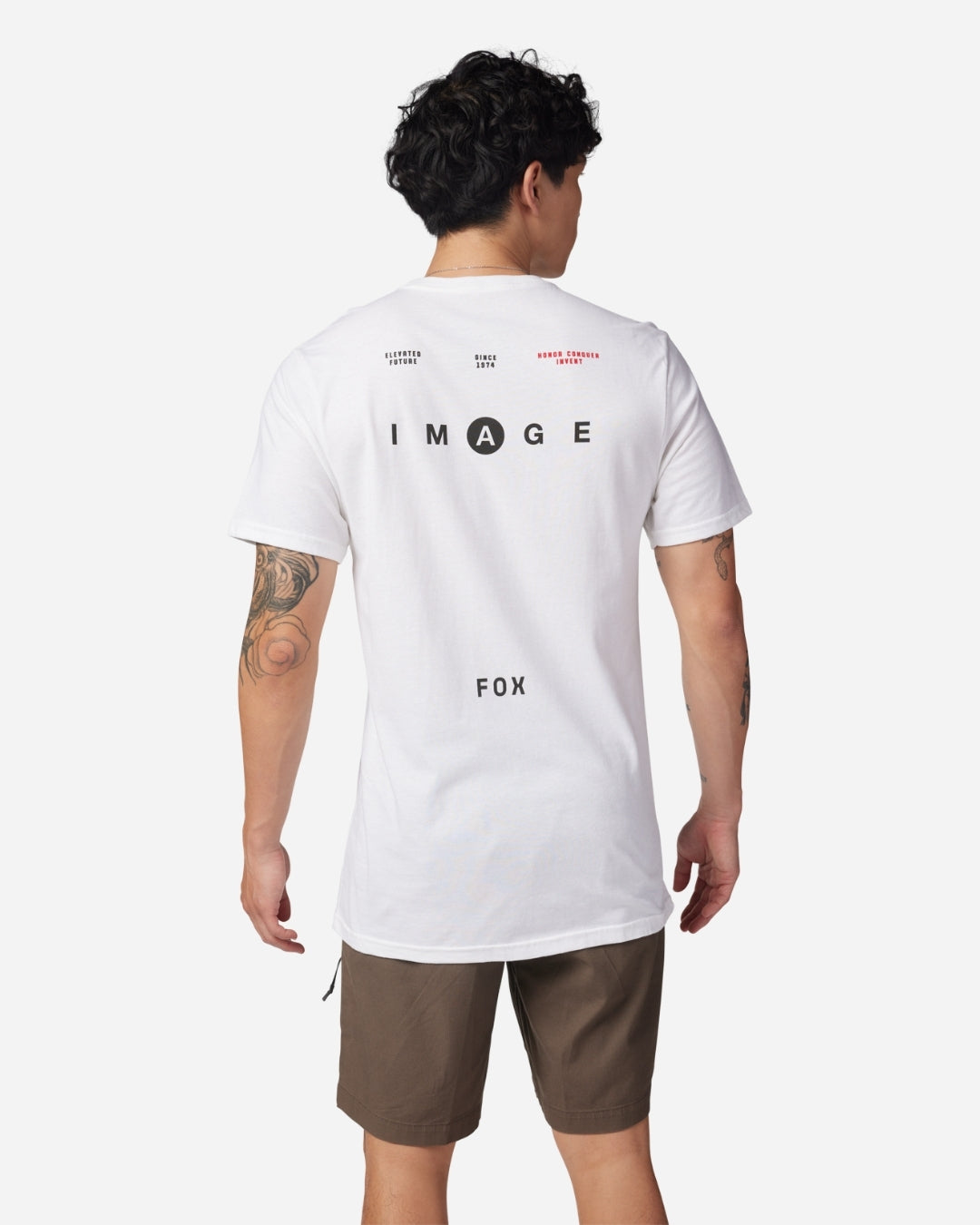 Fox Racing Image Kurzarm-T-Shirt – Optikweiß