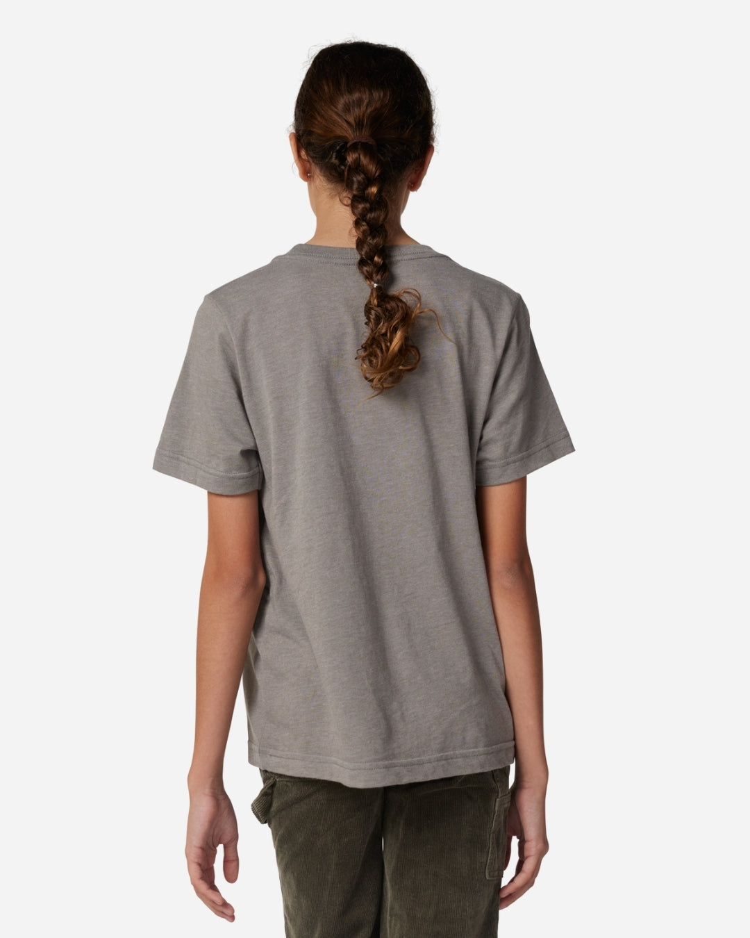 T-shirt Jeunes Fox Racing Next Level manches courtes - Graphite chiné