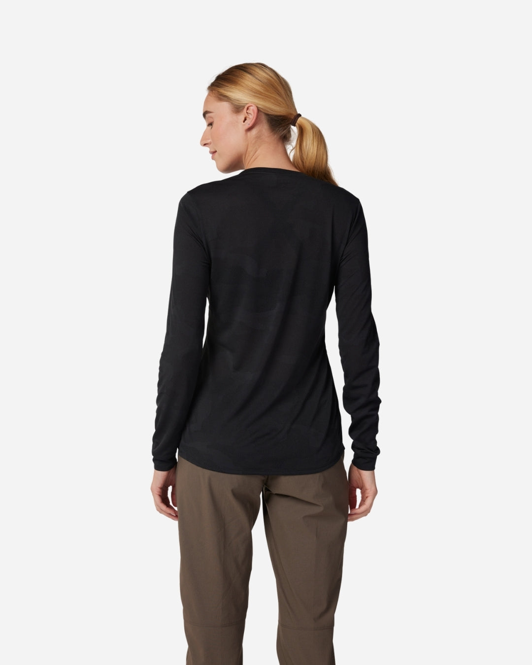 Maillot manches longues femme Fox Racing Ranger TruDri - Noir