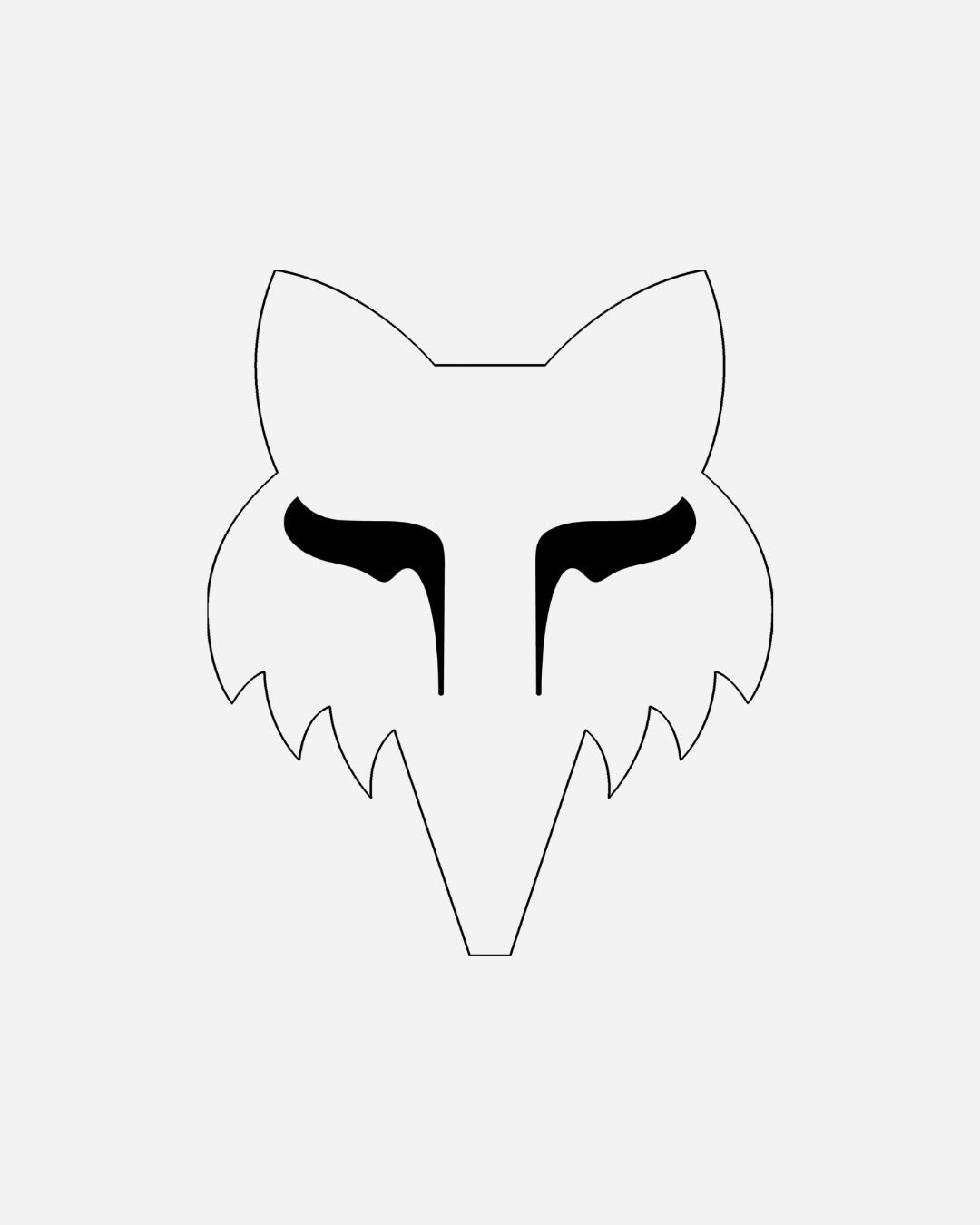 Autocollant Fox Racing Fox Head - 2.5cm