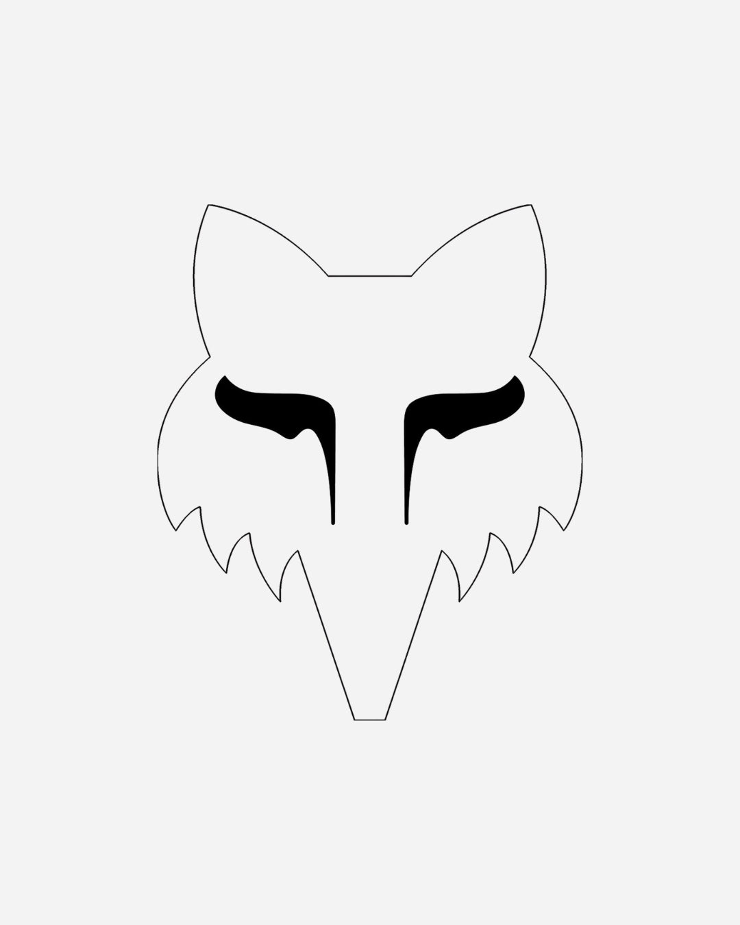 Autocollant Fox Racing Fox Head - 7cm