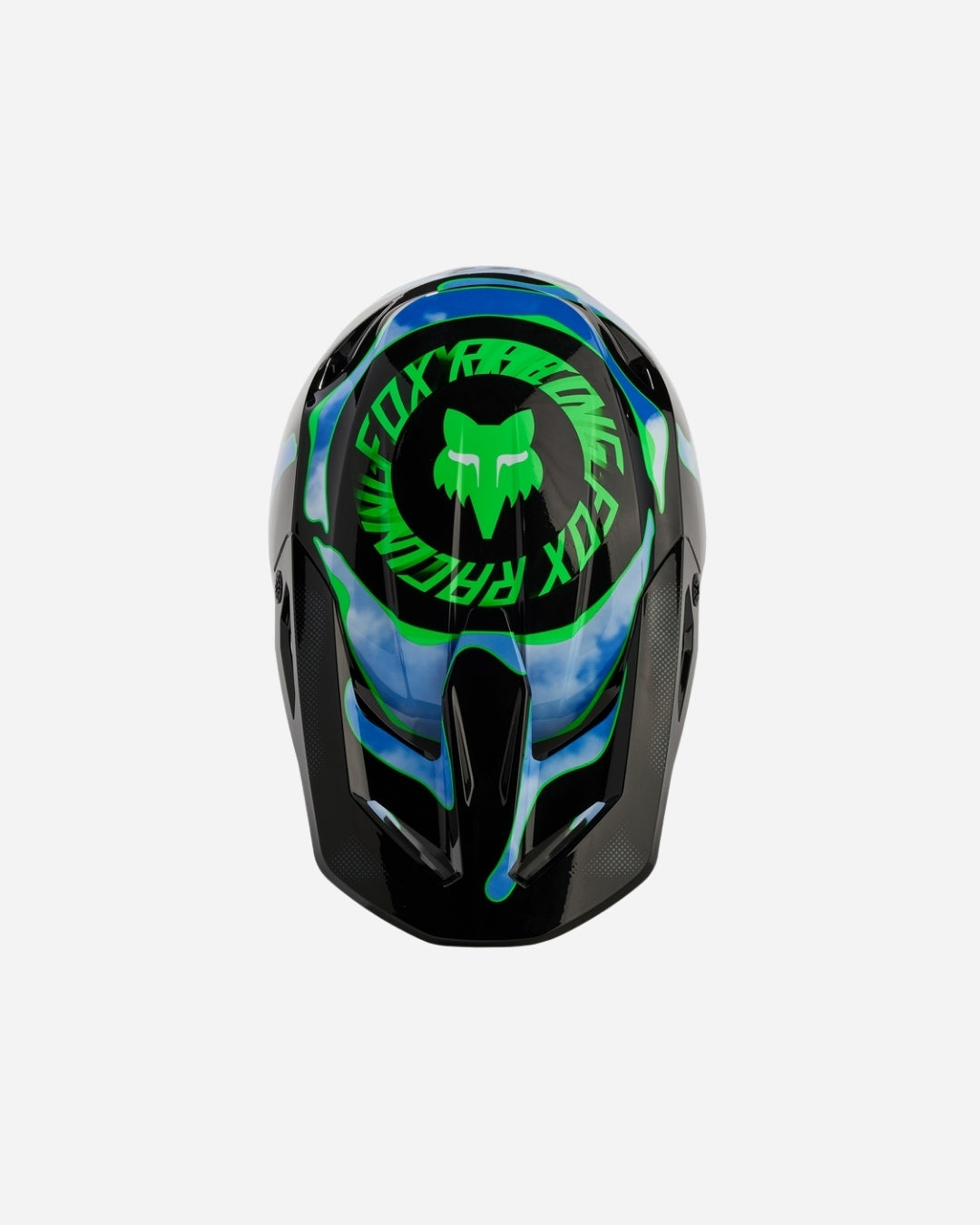 Visière Jeunes Fox Racing V1 Nitro - Noir/Vert