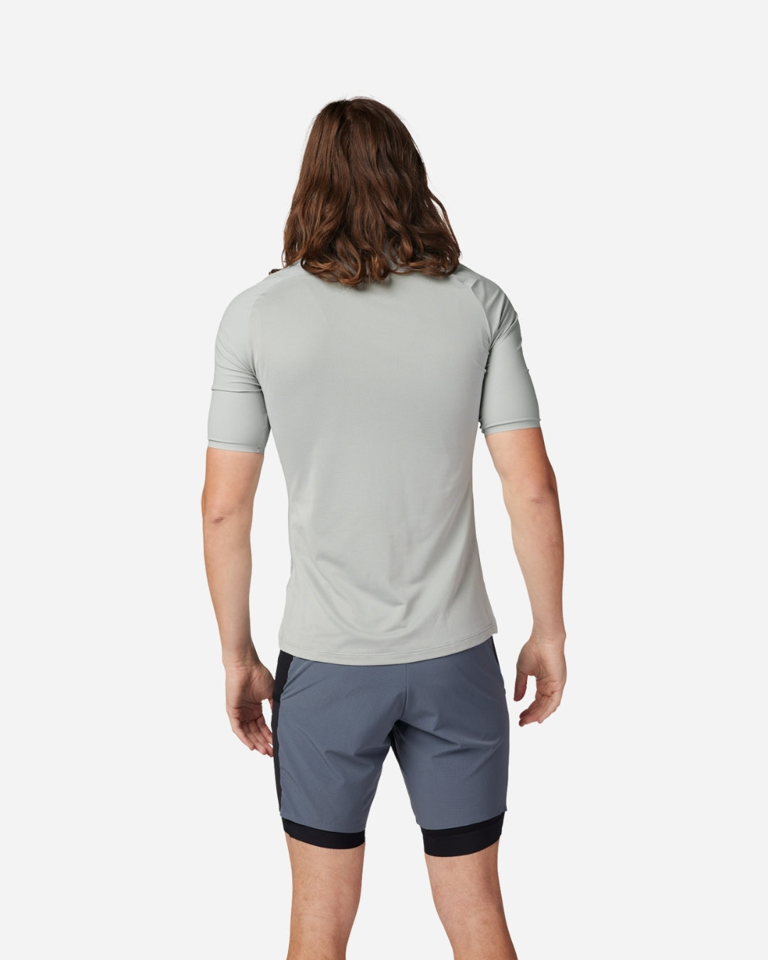 Maillot manches courtes Fox Racing Flexair Ascent - Gris Vintage