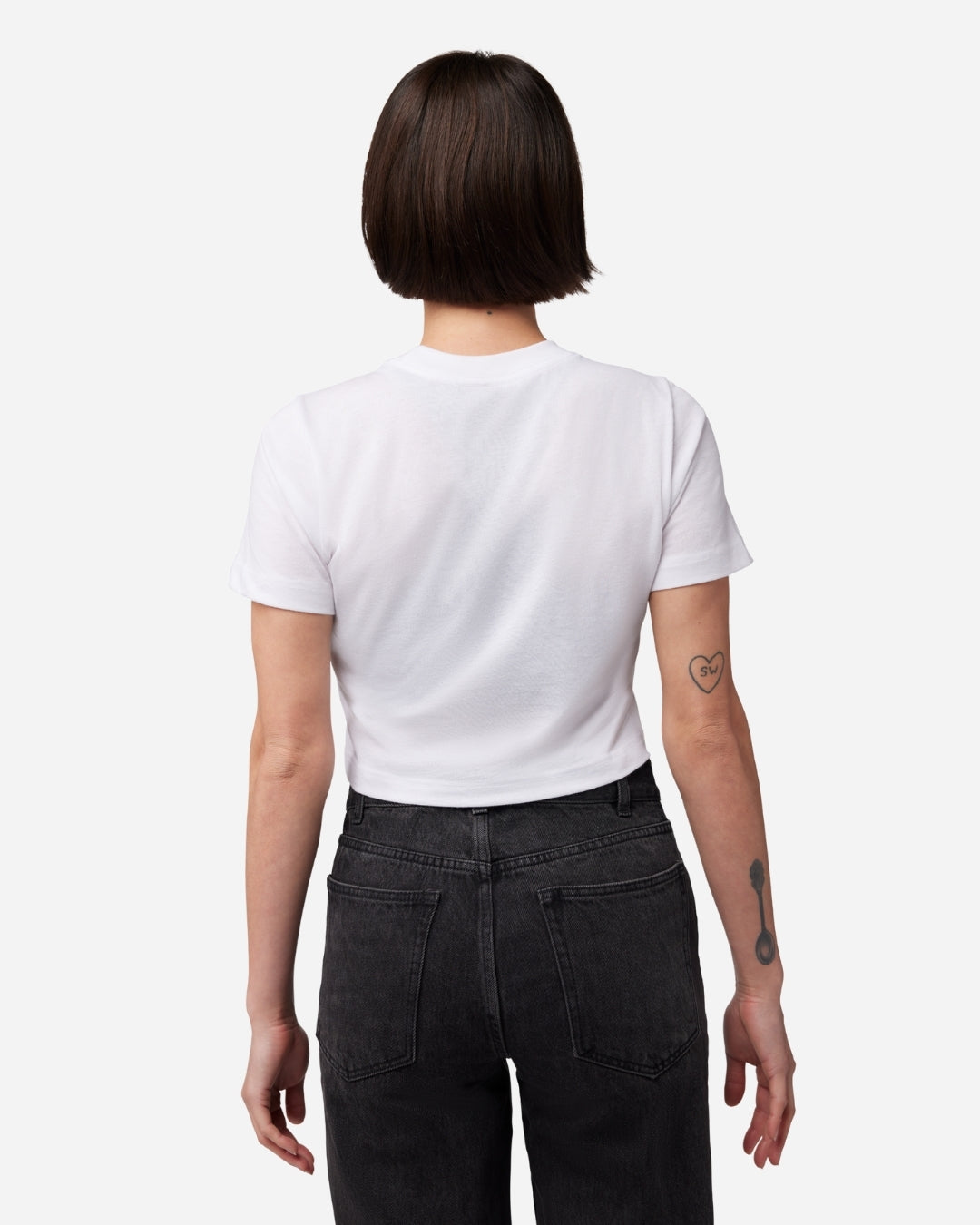 T-shirt Femme Fox Racing Race Crew Baby manches courtes - Blanc