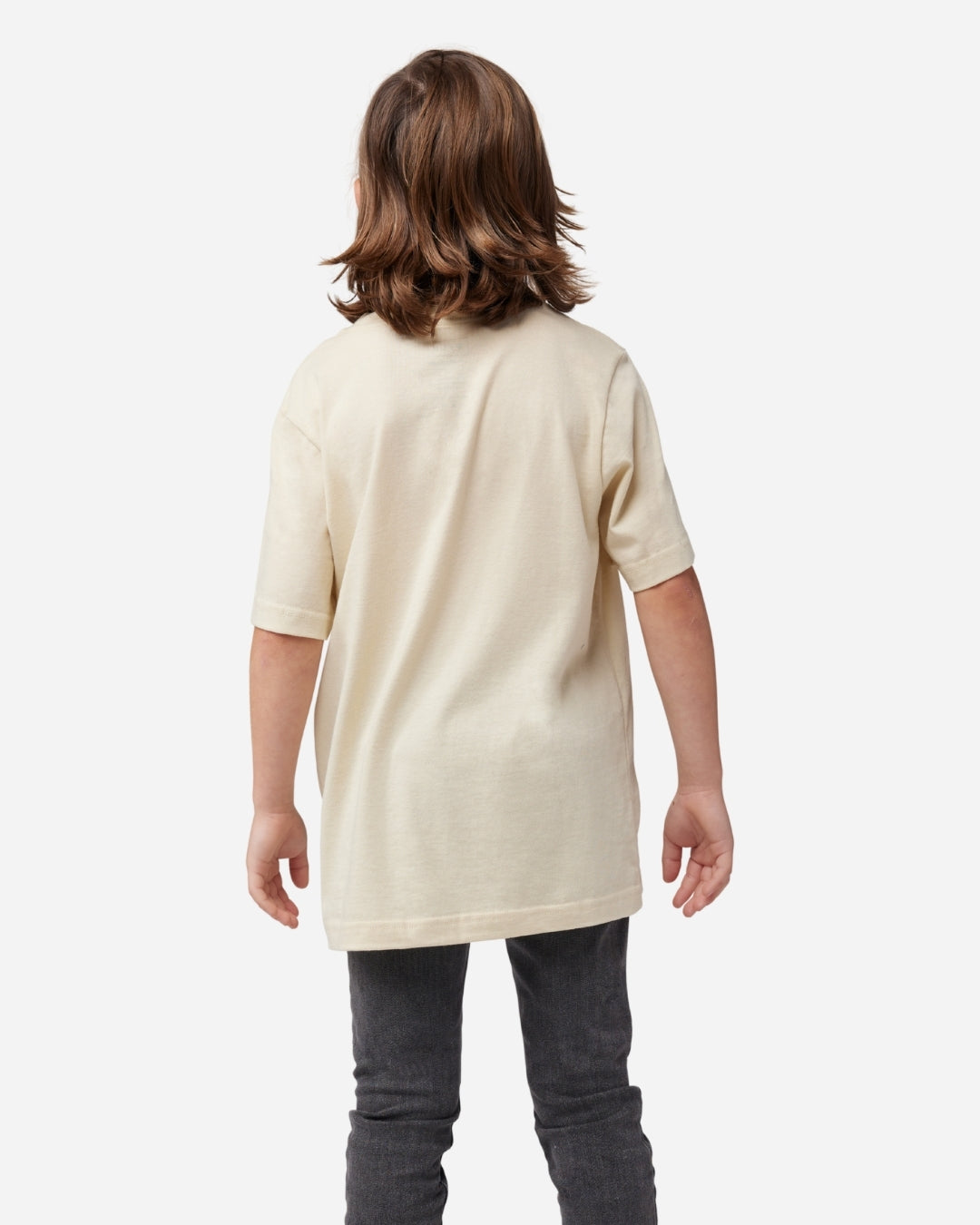 Fox Racing Renn-T-Shirt für Kinder und Jugendliche, kurzärmelig – Creme