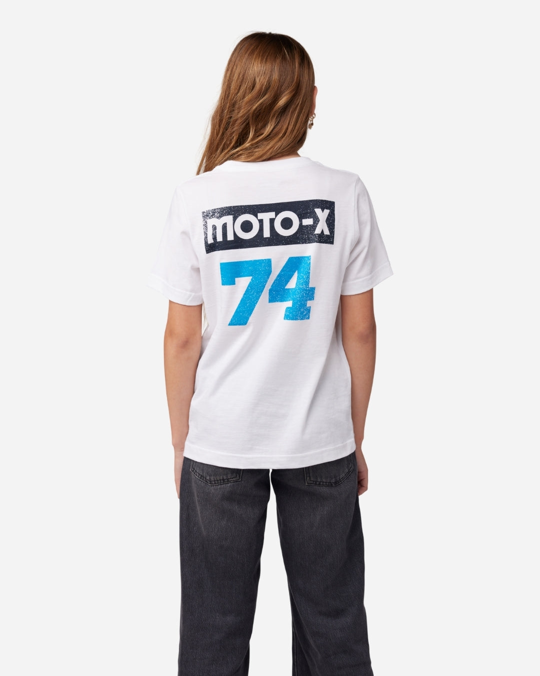 T-shirt Jeunes Fox Racing 74 manches courtes - Blanc optique