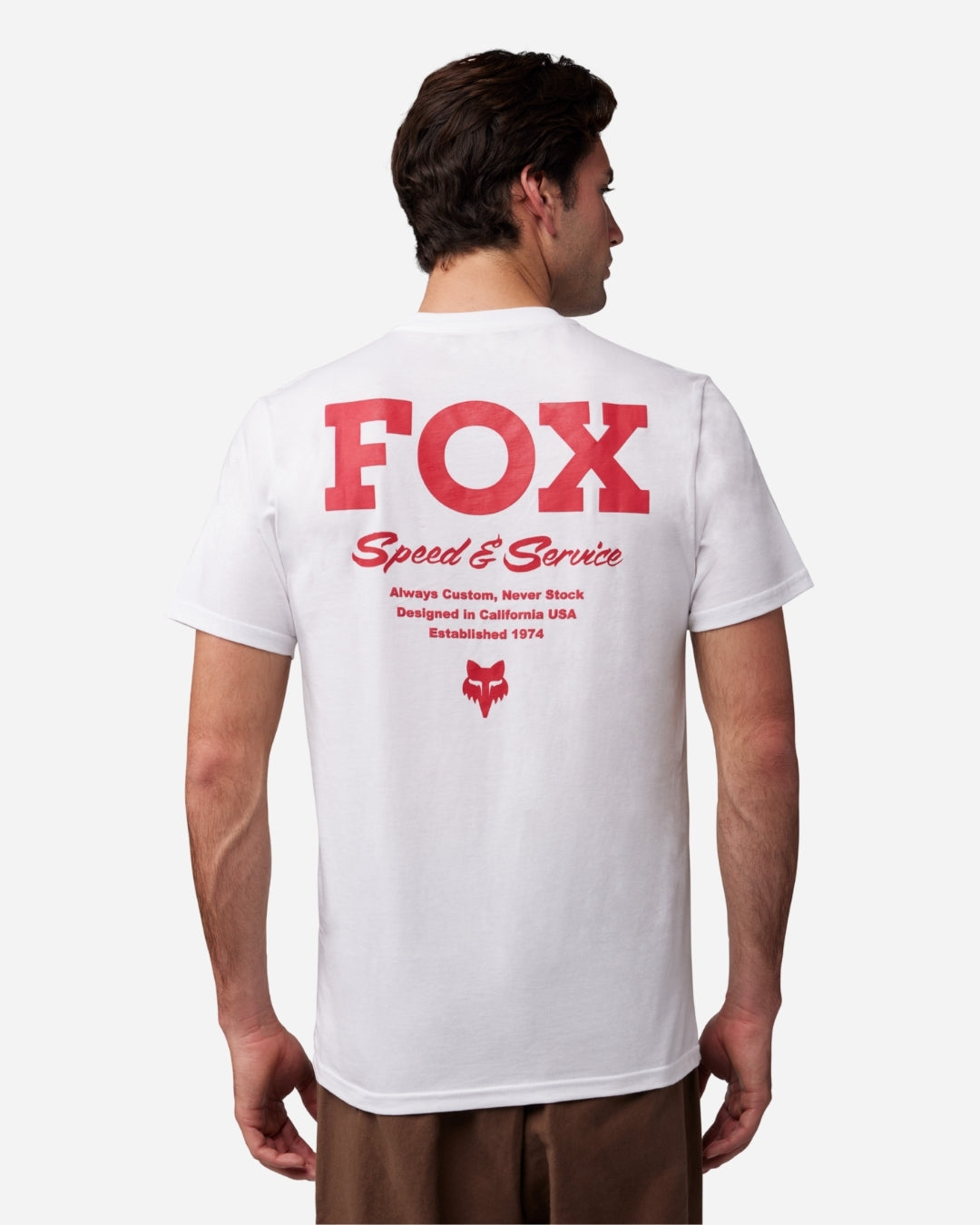 Fox Racing Speed & Service Kurzarm-T-Shirt – Optisch Weiß