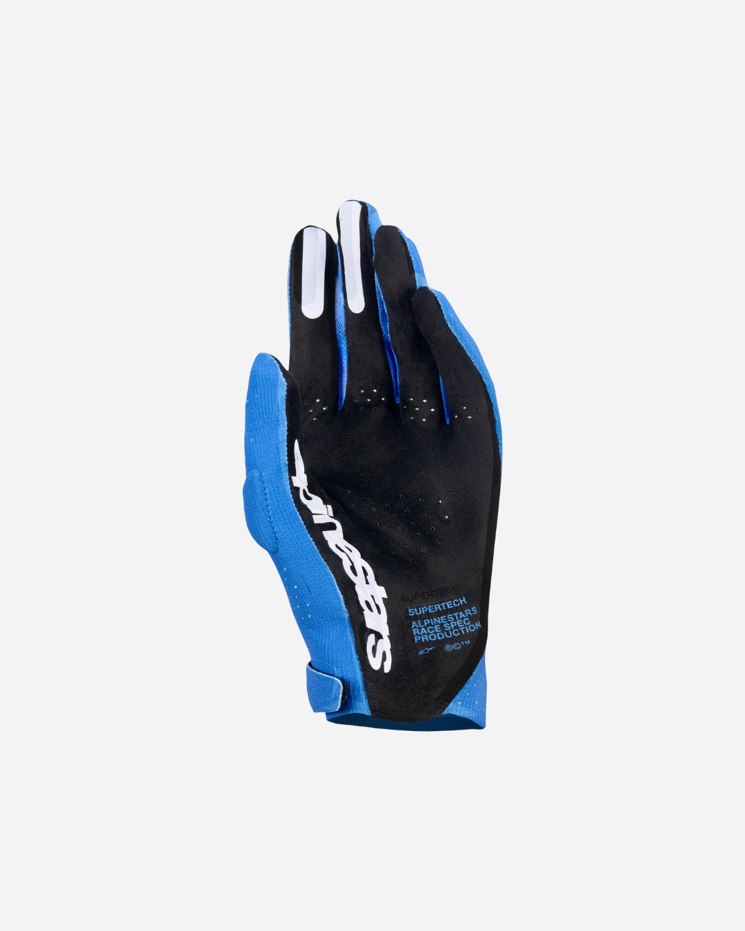 Gants Alpinestars Supertech Mx - Bleu UCLA/Bleu profond/Blanc