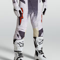 Pantalon Alpinestars Techstar Swan - Lilas clair/Gris foncé/Rouge fluo