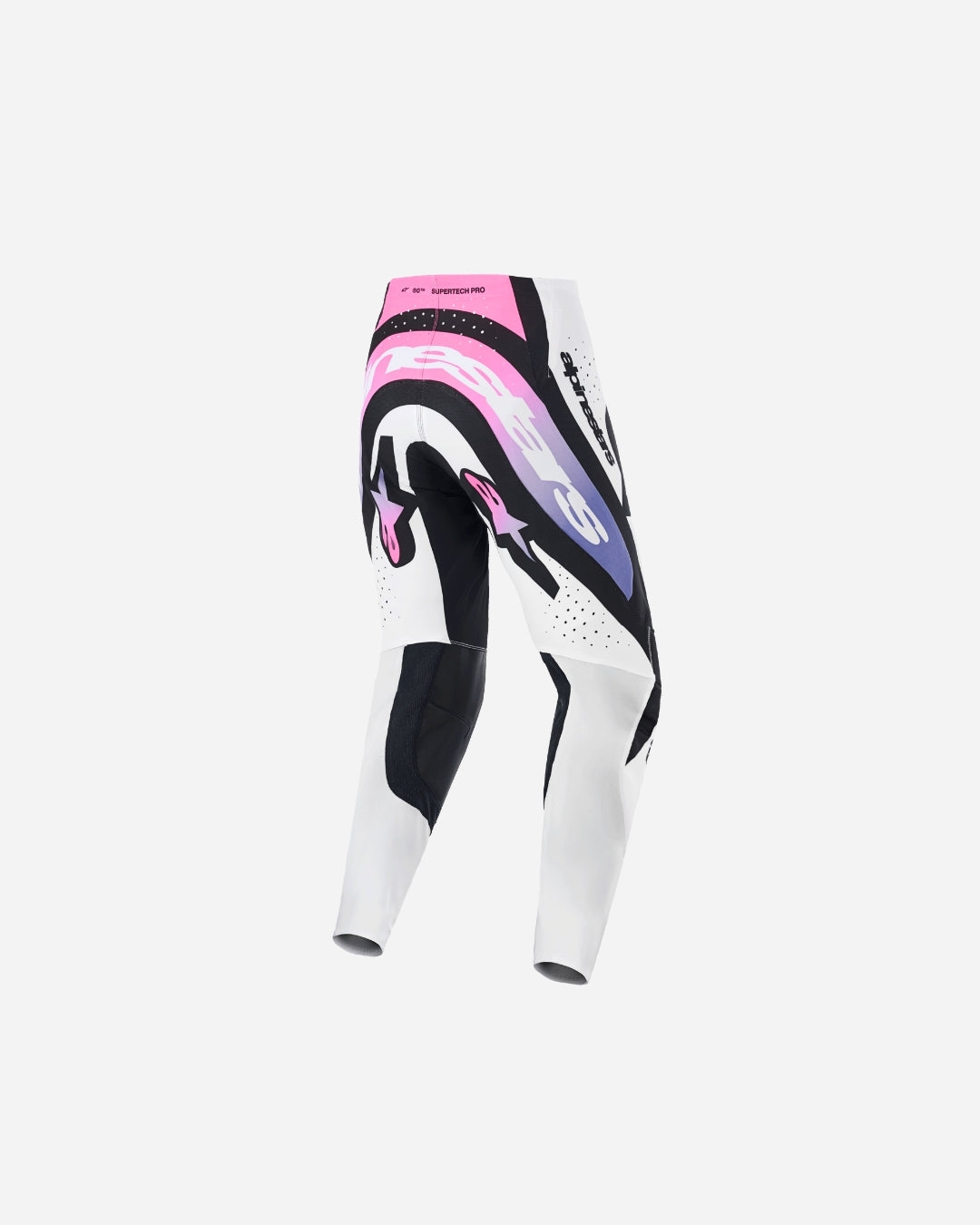 Pantalon Alpinestars Supertech Afd Vista - Blanc/Violet/Noir