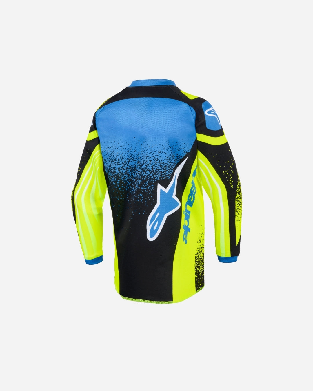 Maillot enfant Alpinestars Racer Nomur - Marine foncé/Jaune Fluo/Bleu UCLA