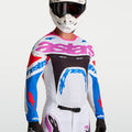 Alpinestars Supertech Dyna Jersey - White/Blithe Blue/Black/Purple