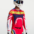 Alpinestars Supertech Dyna Jersey - Fire Red/White/Navy Blue