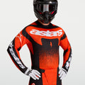 Maillot Alpinestars Techstar Swan - Rouge cardinal/Noir/Blanc