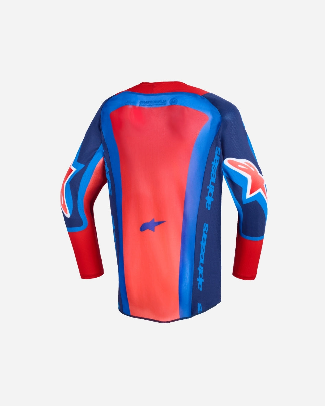 Alpinestars Supertech Vista Kinder-Trikot - Dunkelblau/Hellkoralle/Kobaltblau