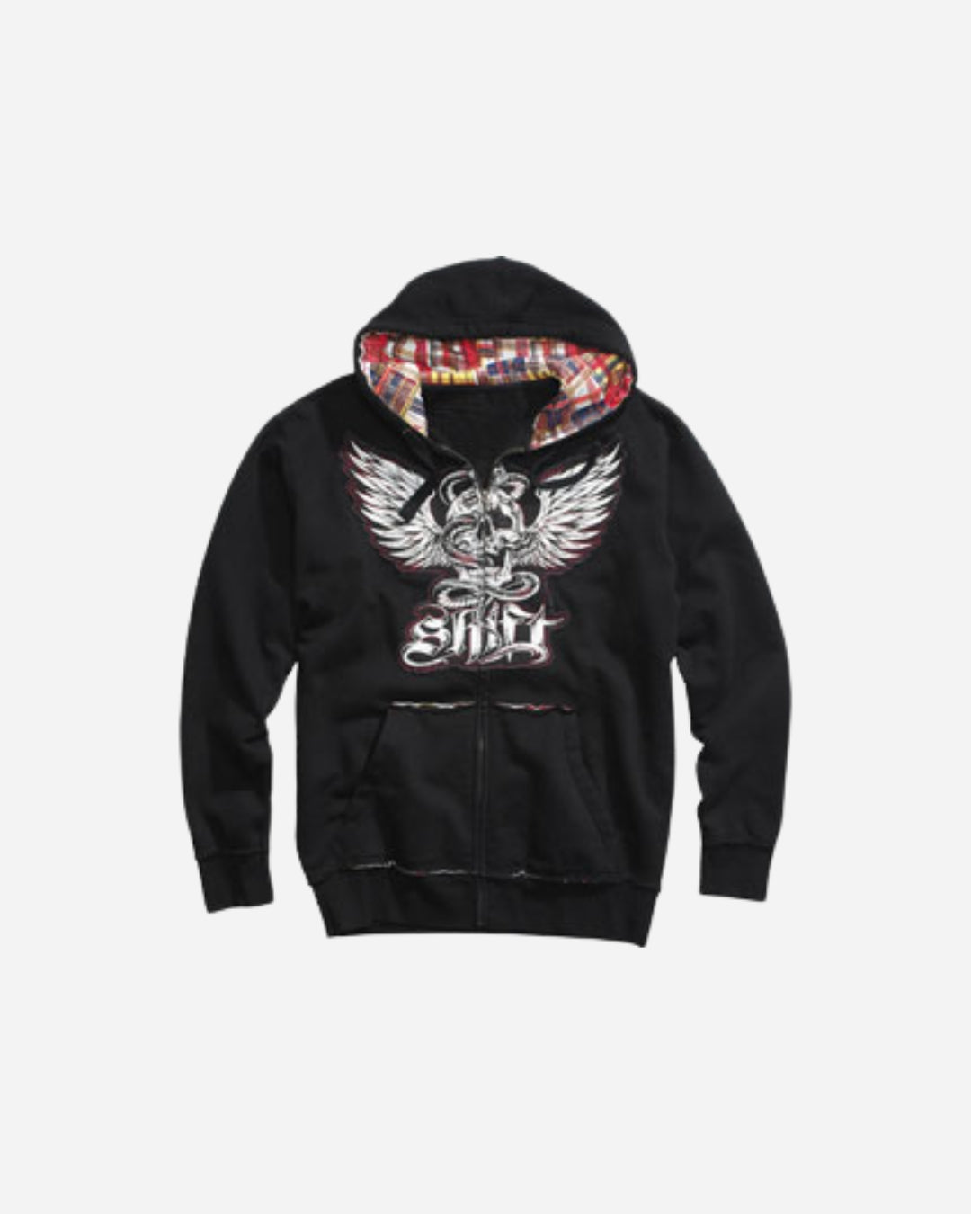 Shift Racing Madras Zip-Up Hoodie - Schwarz