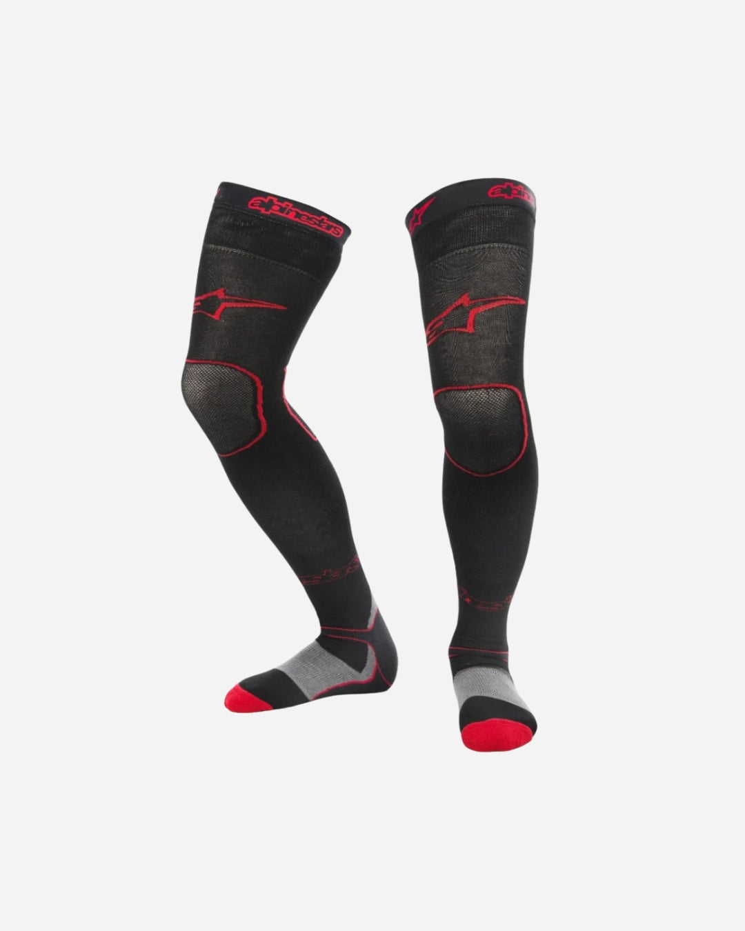 Chaussettes longues Alpinestars Tech Thick - Noir/Rouge