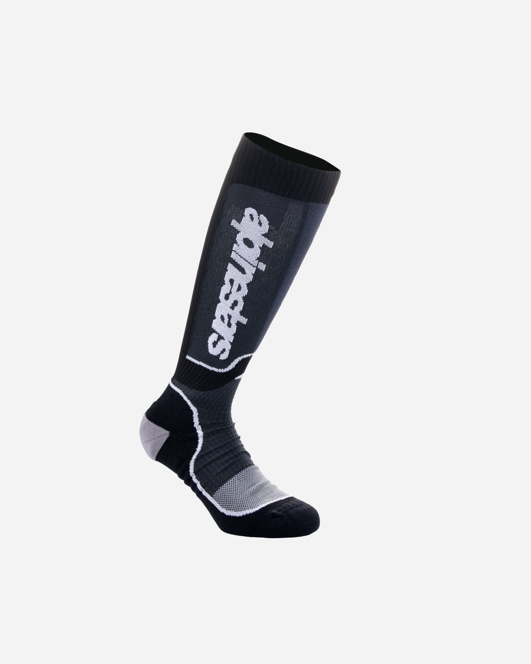 Chaussettes longues enfant Alpinestars Mx Plus - Noir/Blanc