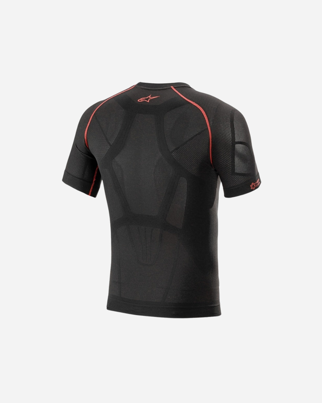 Haut technique manches courtes Alpinestars Ride Tech V2 - Noir/Rouge