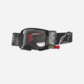 Masques Alpinestars Supertech Firma Roll-Off - Noir/Argent/Écran Transparent
