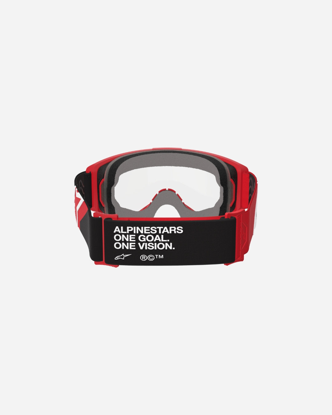 Alpinestars Vision OTG Goggles - Red/Black/Clear White