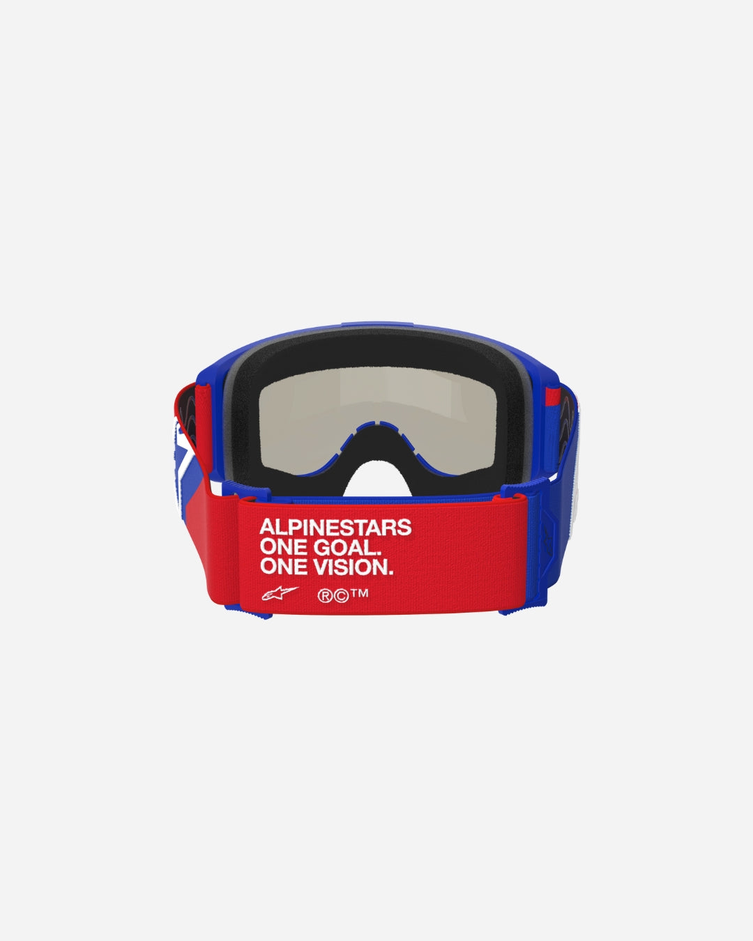Occhiali Alpinestars Vision Sand - Blu/Rosso/Bianco fumo scuro