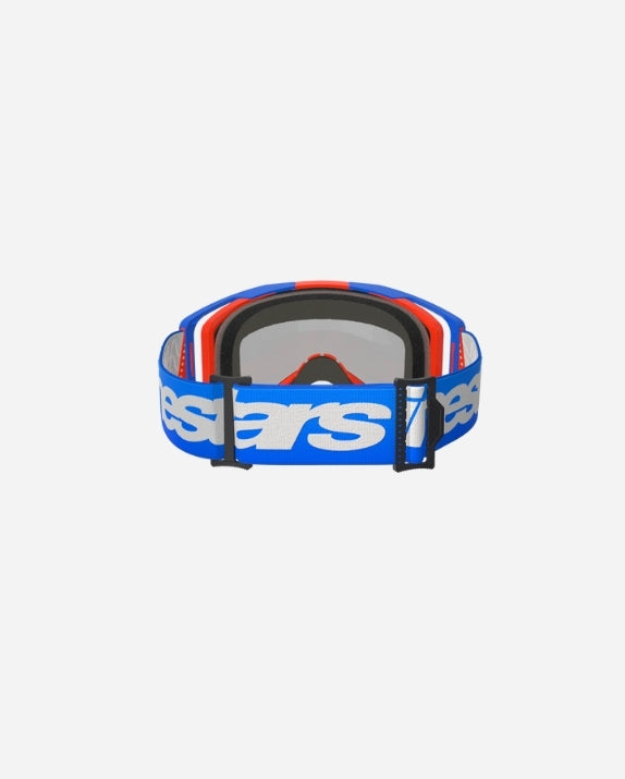 Masques Alpinestars Vision 8 Wordmark - Bleu/Orange
