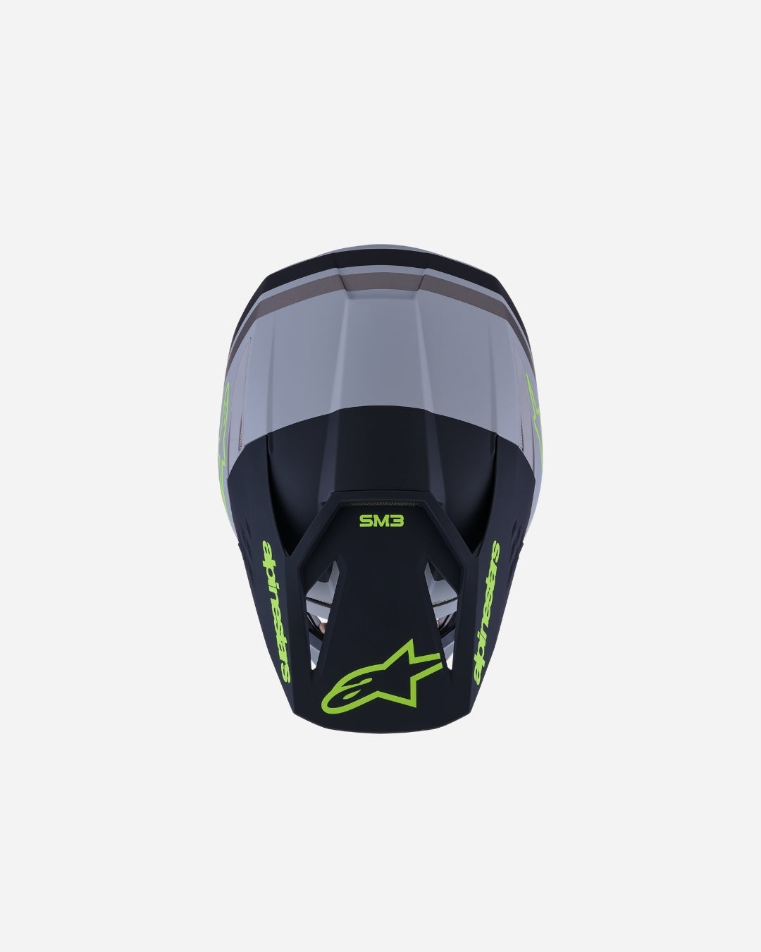 Casque Alpinestars Supertech M3 Radium ece06 - Gris/Noir/Jaune Fluo Mat