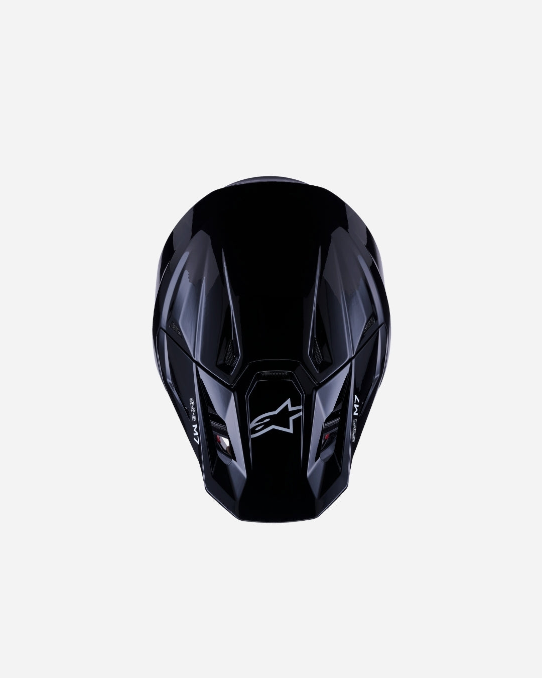 Casque Alpinestars Supertech M7 Solid ece06 - Noir Brillant