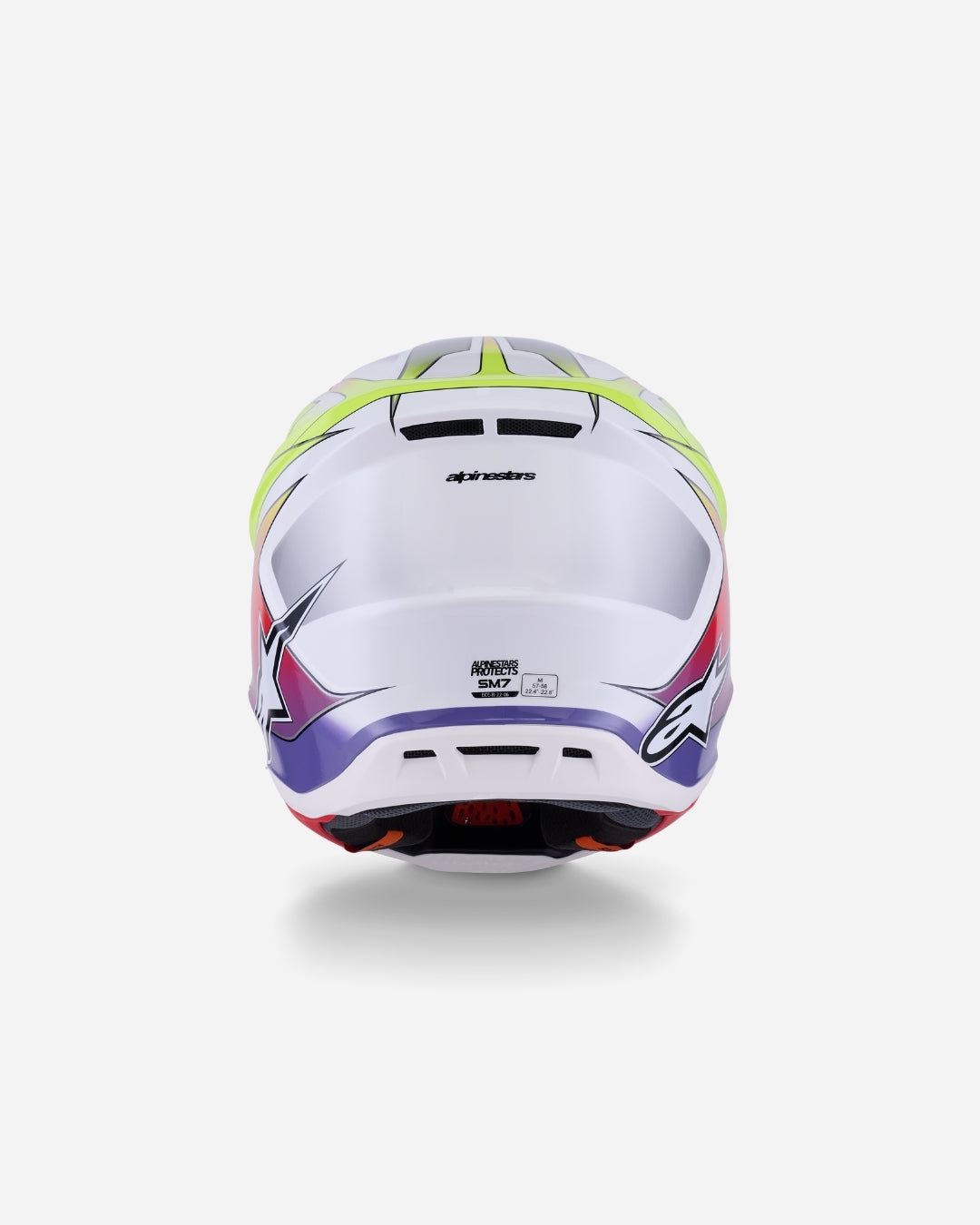 Casque Alpinestars Supertech M7 Ece06 Fuse - Blanc