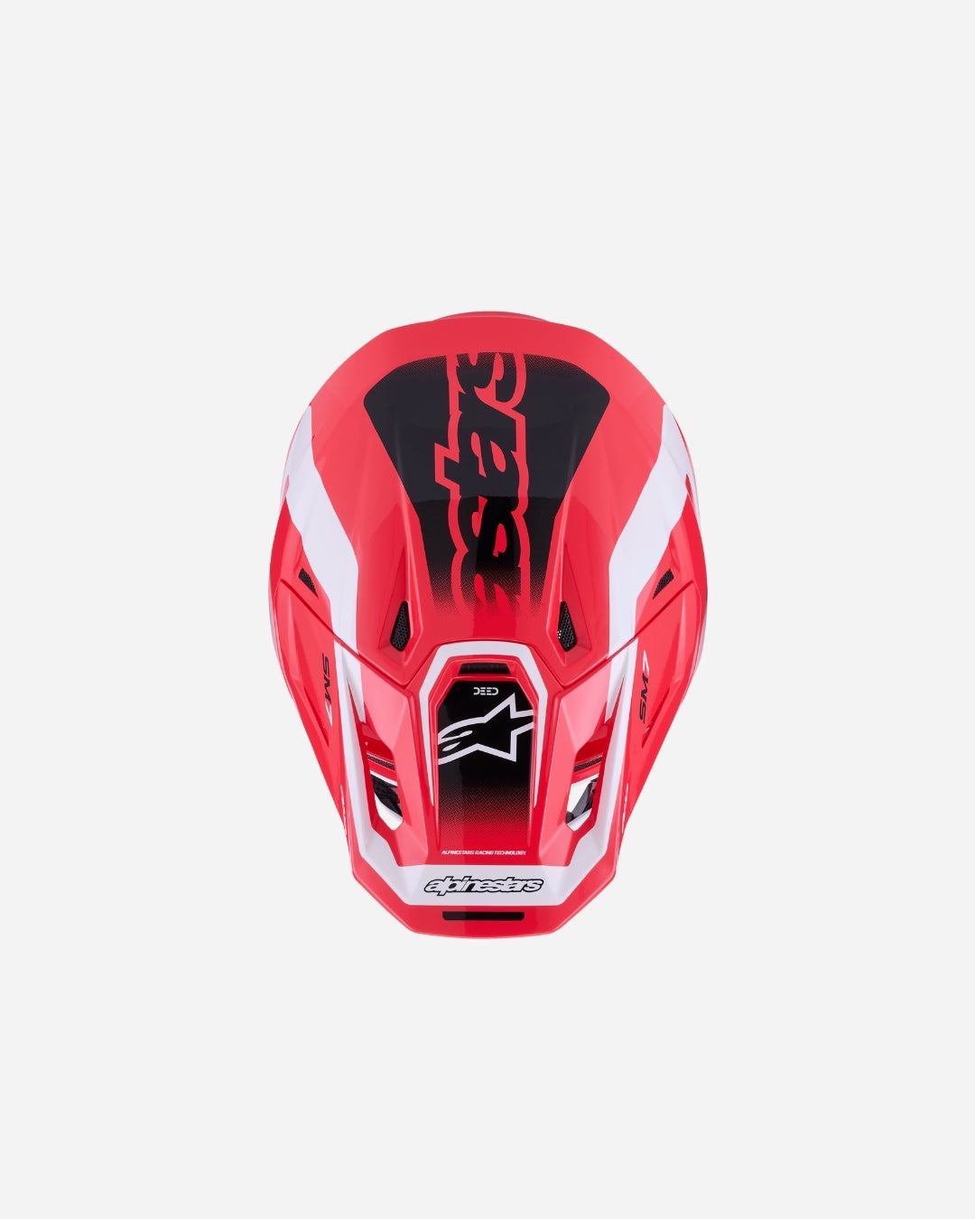 Casque Alpinestars Supertech M7 Deed ece06 - Rouge/Noir/Blanc Brillant
