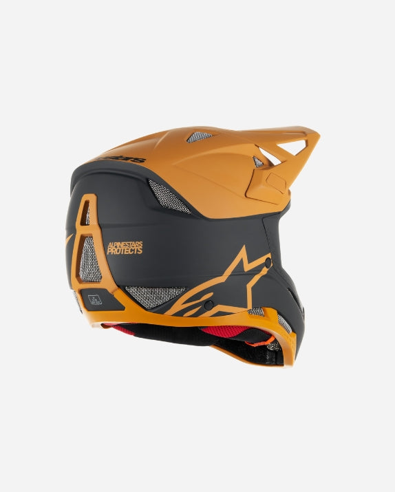 Casque Alpinestars Misile Tech Racer - Noir/Or Foncé Mat