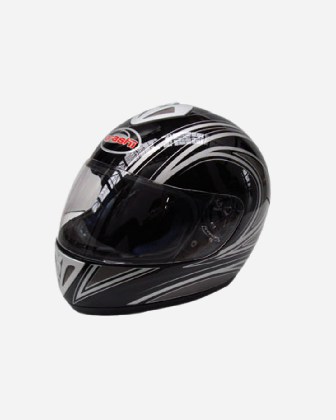 Arashi Phant-G Helm - Schwarz/Silber