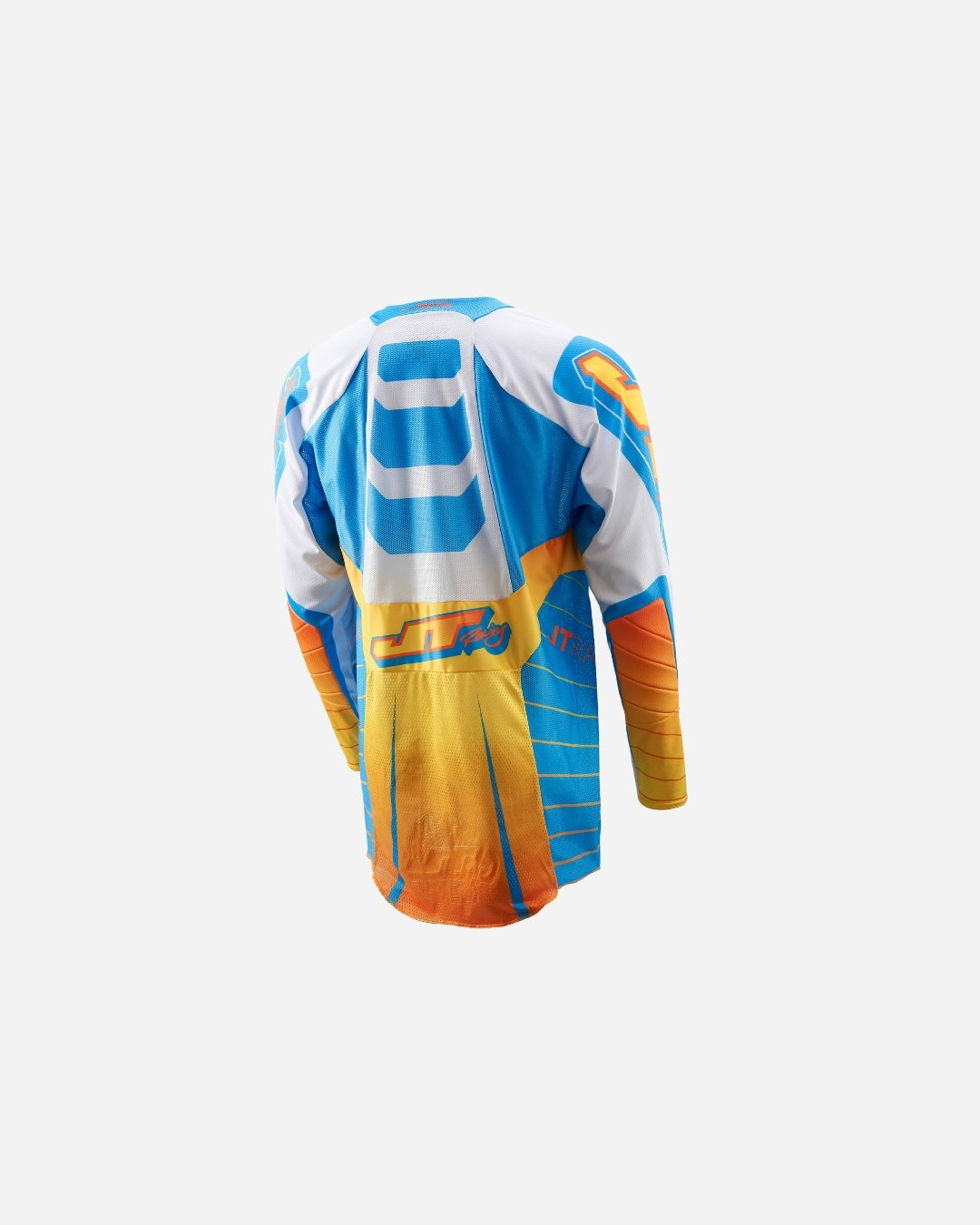 JT Racing Evo Protek Race Jersey - Cyan/Blanc