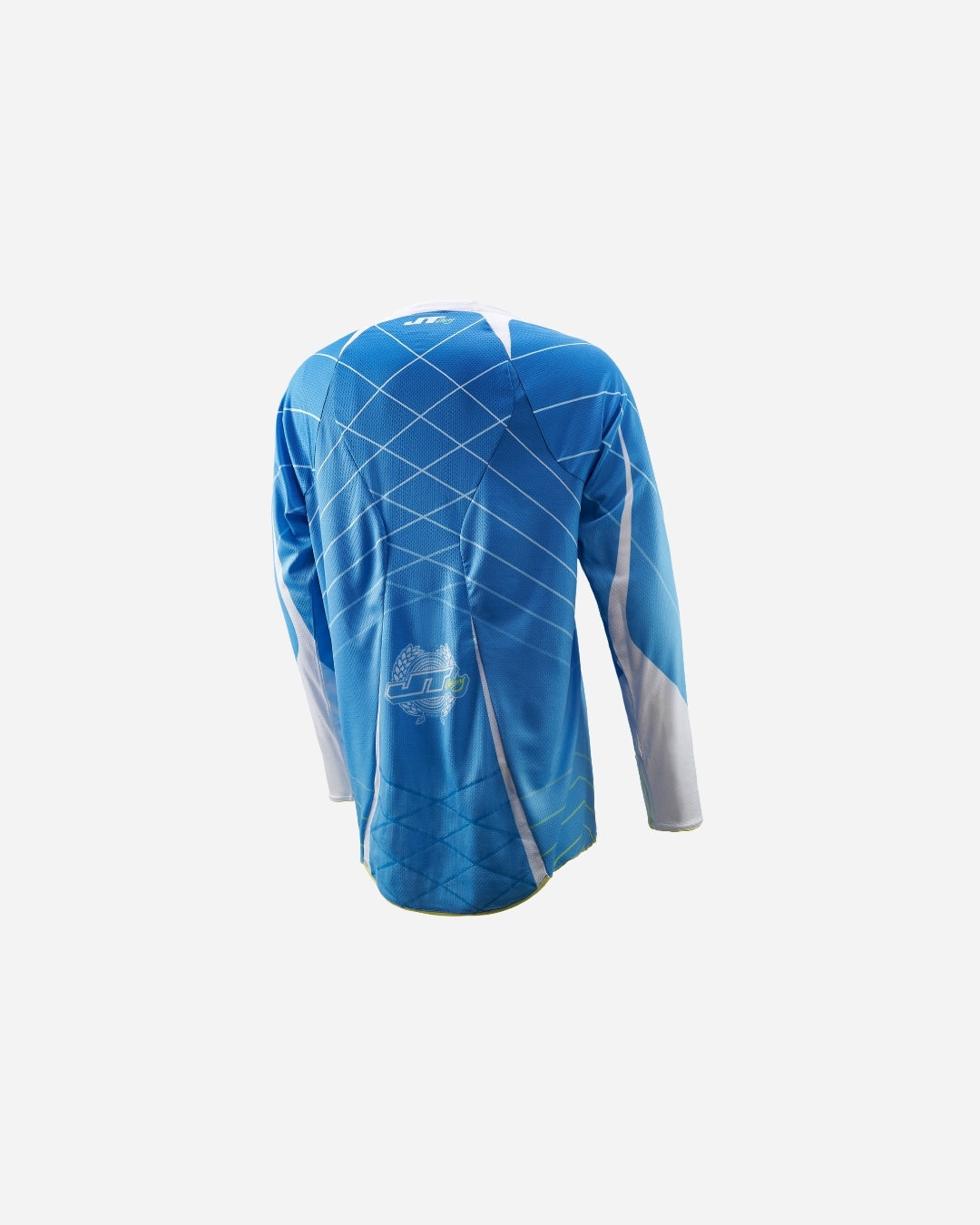 Maillot JT Racing Evo Lite Lazer - Cyan/Blanc