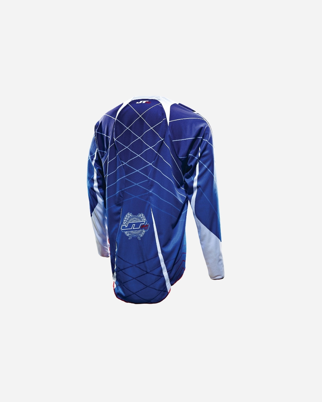Maillot JT Racing Evo Lite Lazer - Bleu/Blanc