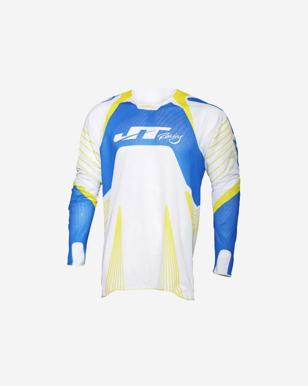 Maillot JT Racing Protek - Blanc/Marine/Jaune