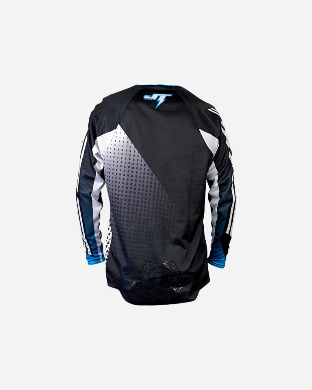 Maillot JT Racing Hyper Voltage - Noir/Cyan