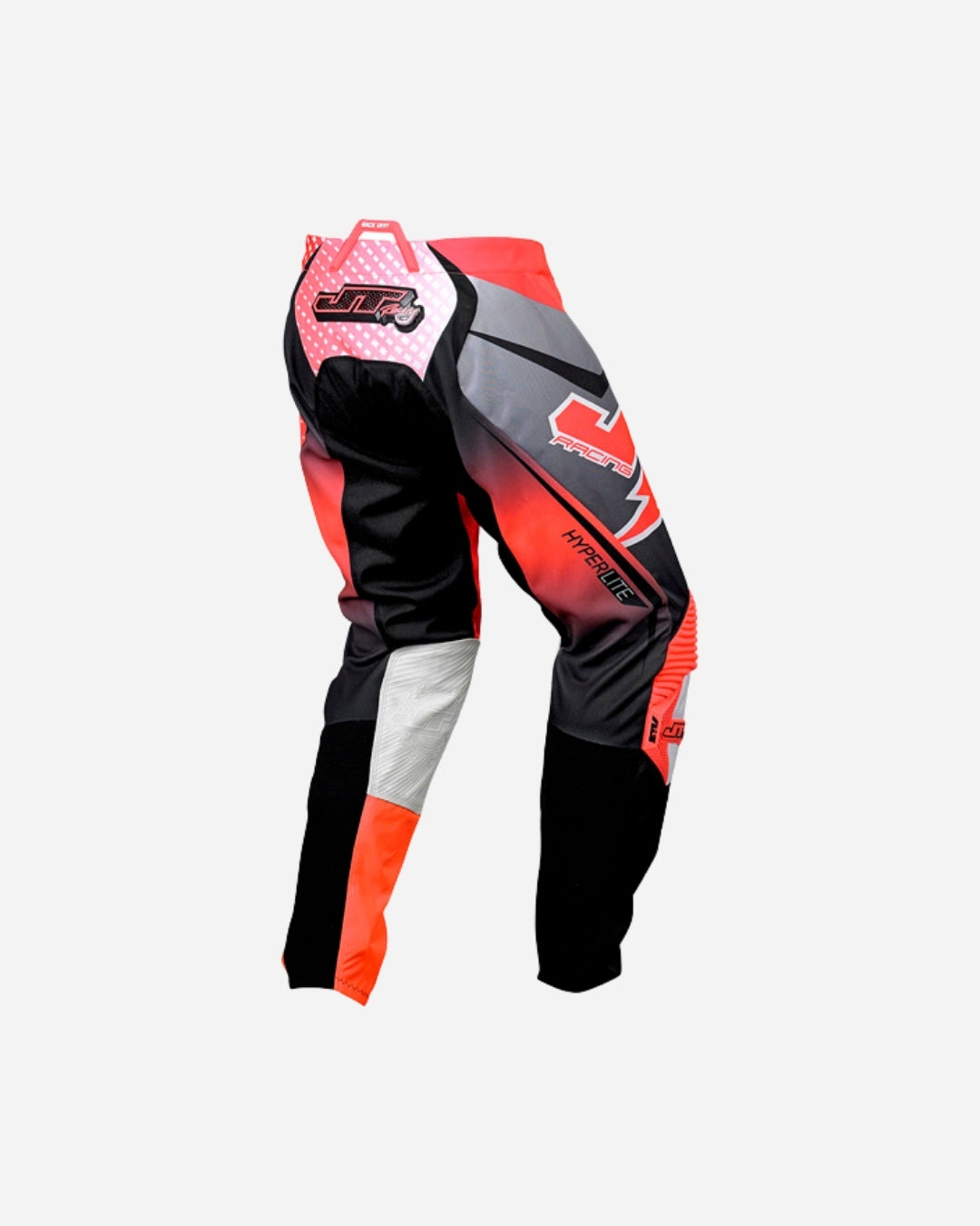 Pantalon JT Racing Hyper Voltage - Rouge/Blanc