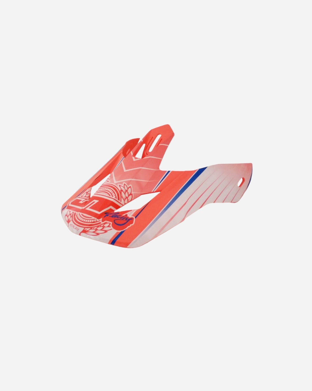 Visière JT Racing ALS 2.0 - Blanc/Rouge/Bleu