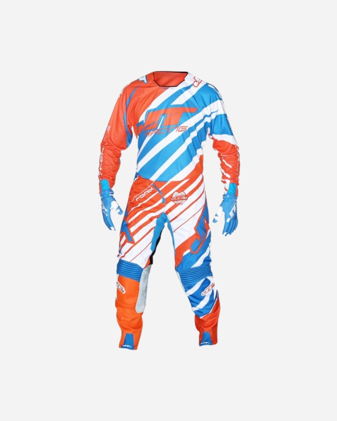 Pantalon JT Racing Hyper Lite - Orange/Cyan/Blanc