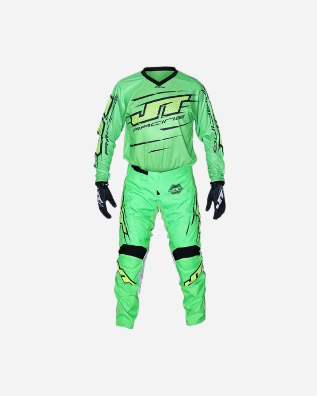 JT Racing Flex Slasher Jersey - Grün/Schwarz
