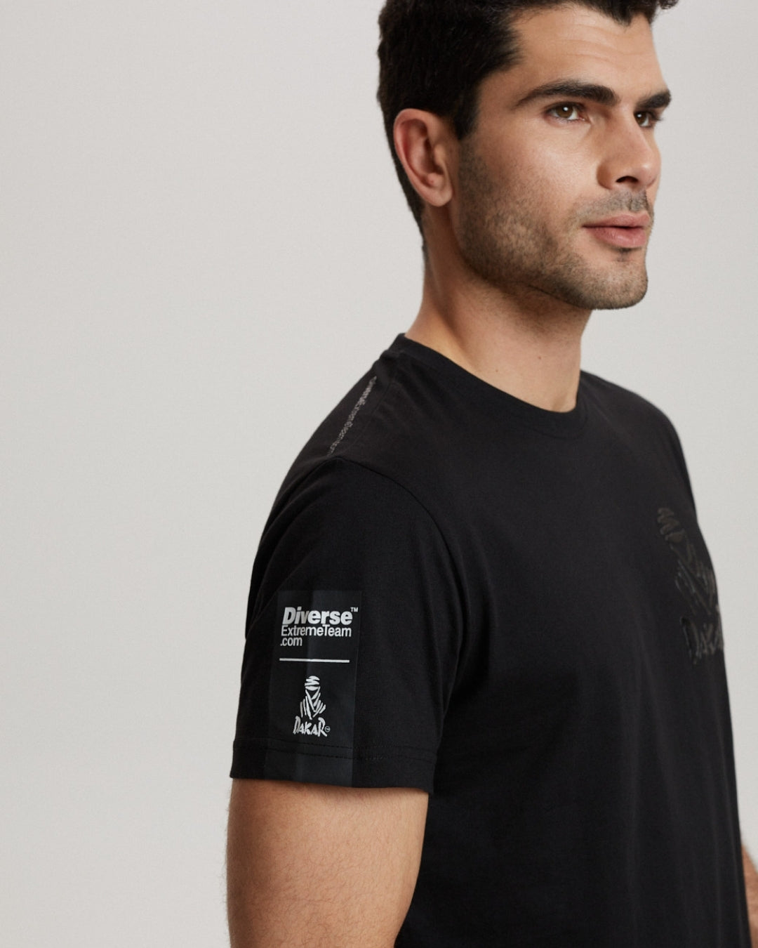 Maglietta Dakar Logo 4 - Nera