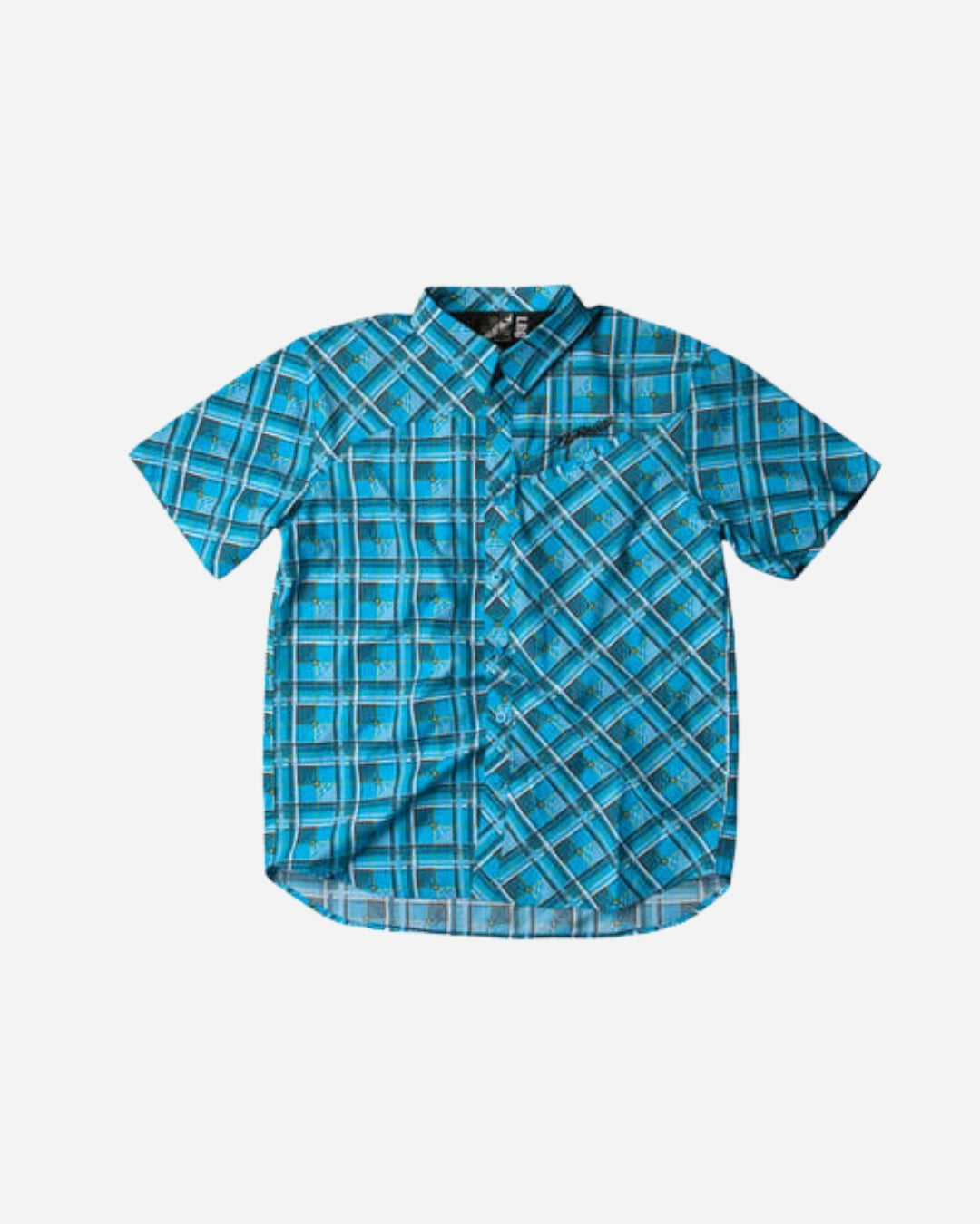 Chemise boutonnée Fly Racing - Plaid bleu